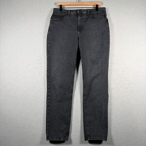 Mott & Bow Mom Alleghany Jeans Dark Gray High Rise Tapered 32x28 MOM_ALLE_2MON
